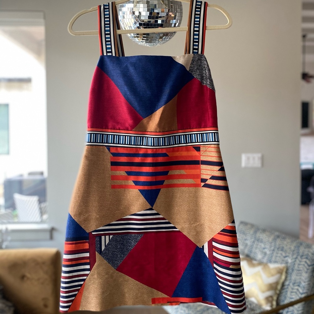 DVF JAKARTA SILK DRESS SIZE 8